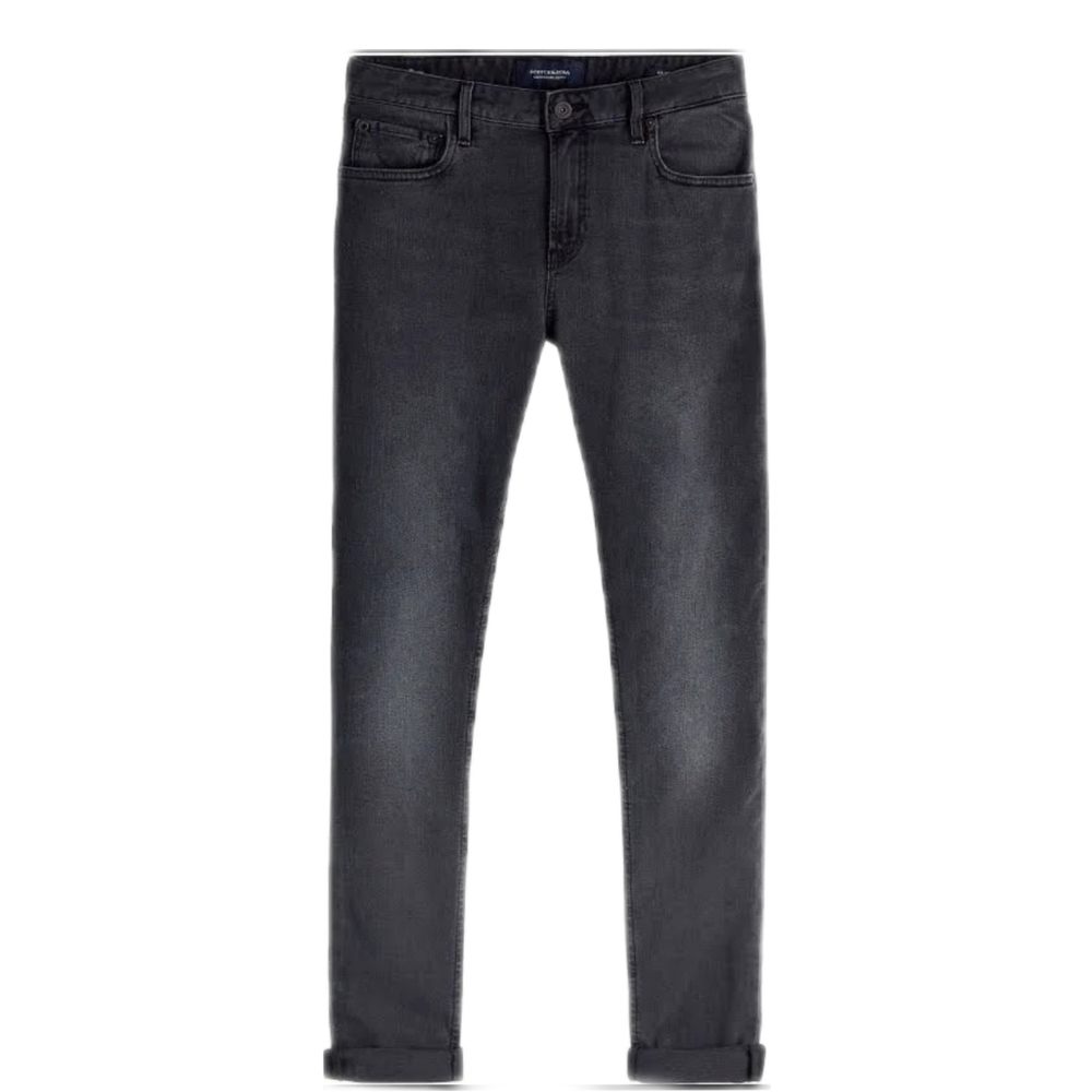 SCOTCH & SODA // Men's skim Jeans - Fallen Hero / Dark Gray / 36